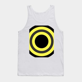 black and yellow Tank Top